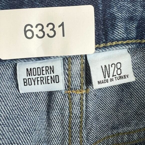 BDG Iets Frans Women's Jeans Size W 28 Denim Monogram High Waist Boyfriend - Picture 4 of 12